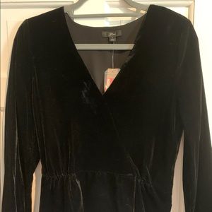JCrew Velvet Top